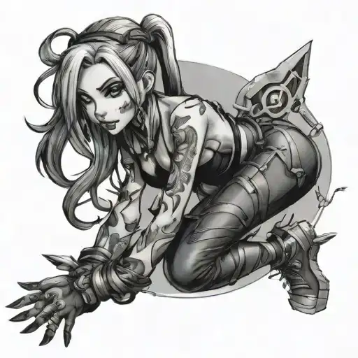Jinx From Arcane League Of Legends