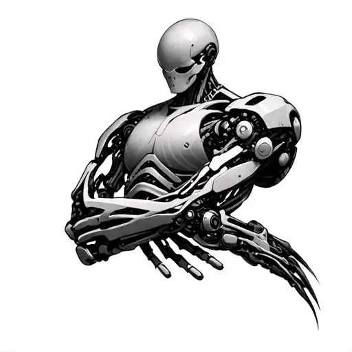 Bionic Cyborg Arm Shoulder