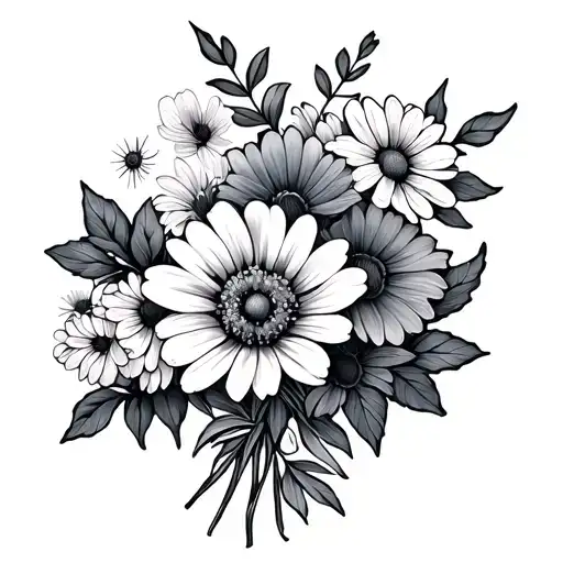 Bouquet Of Birth Flowers