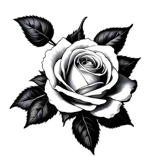 Blackwork Rose