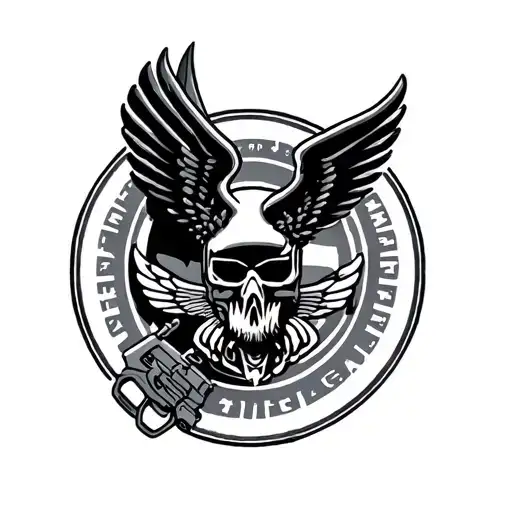 Iceman Logo From Top Gun Intertwined