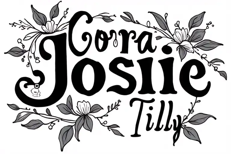 Kid Names Cora Josie Tilly