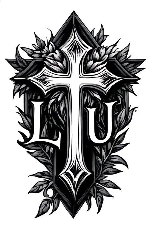 A Cross That Says Llu