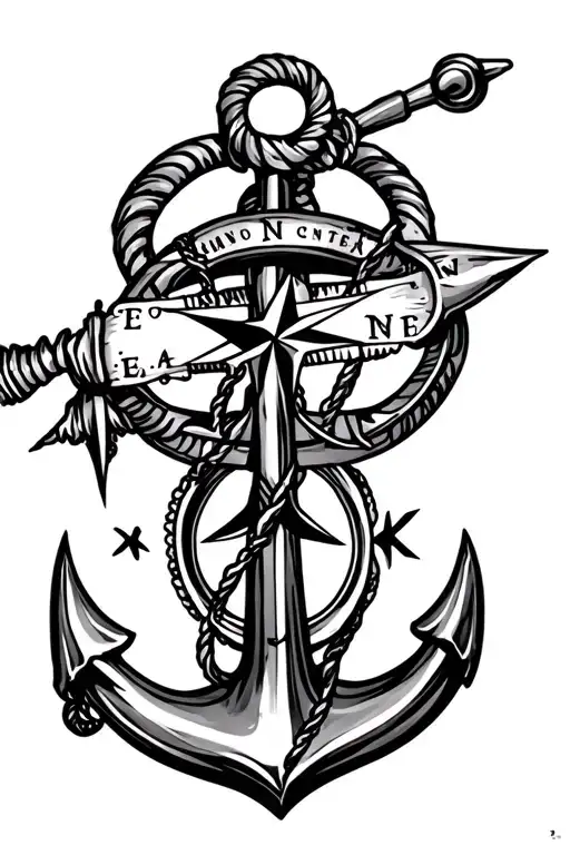 Compass And Anchor