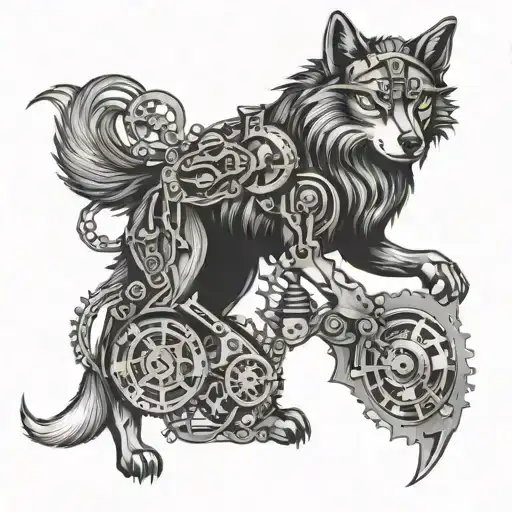Steampunk Wolf