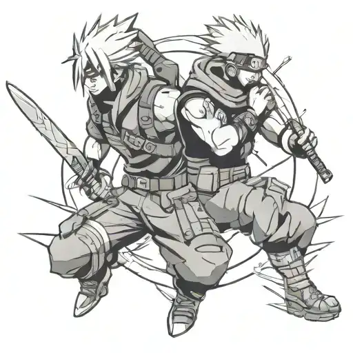 Kunai And Kakashi Hatake