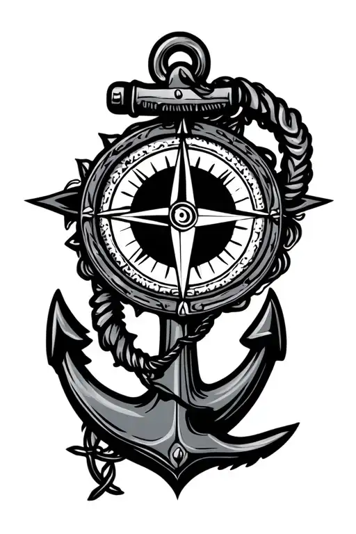 Compass And Anchor