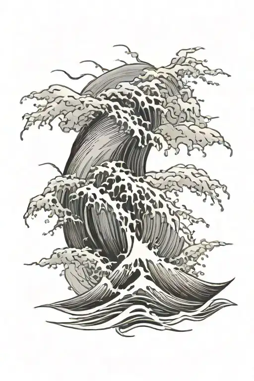 Storm With Waves