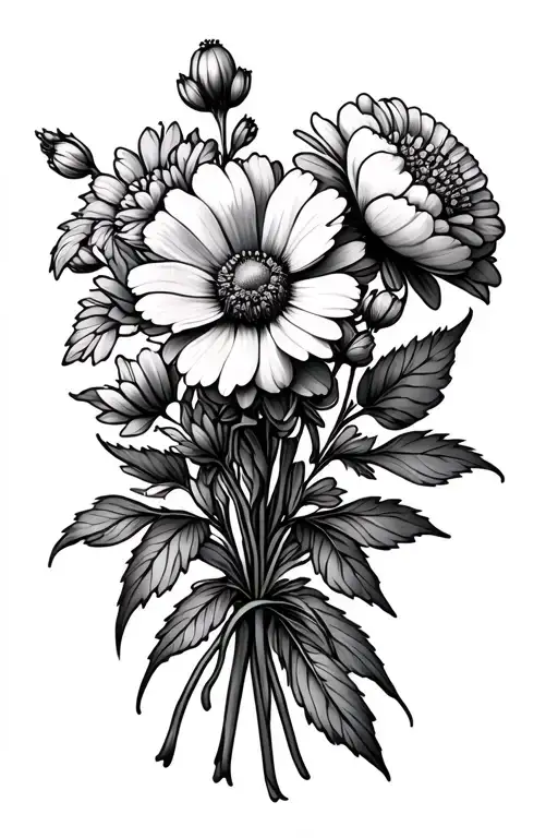 Birth Flower Bouquet