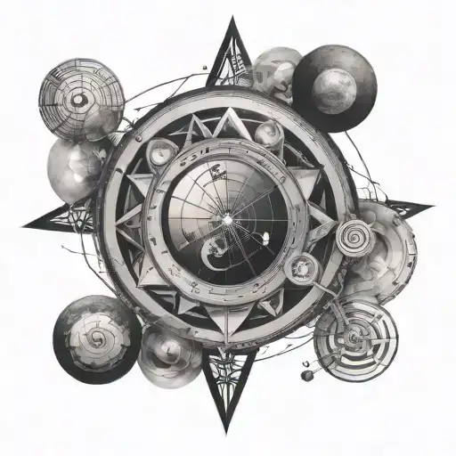 Space And Time Geo Symteric Shapes