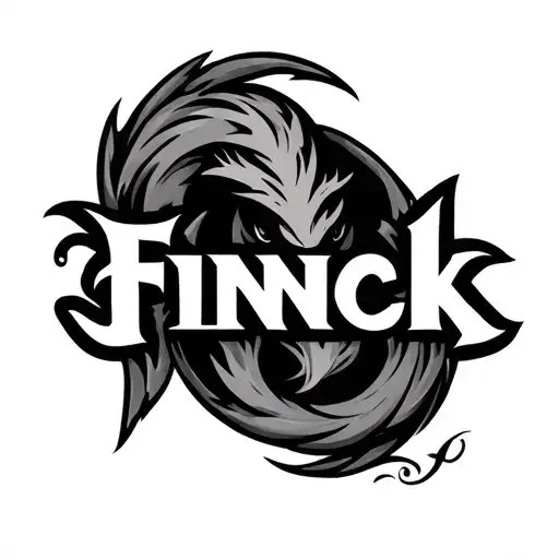 Finnick Name With Shading