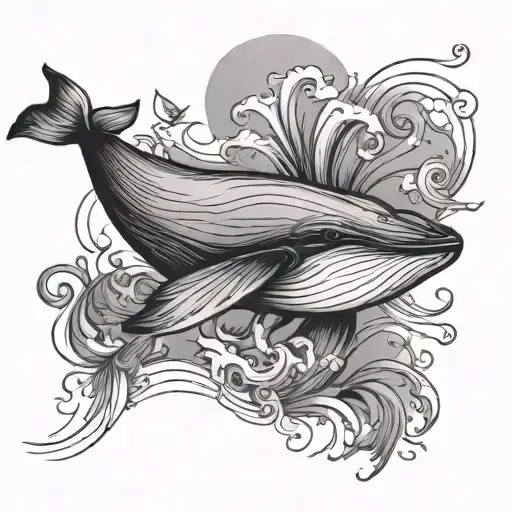 Line Work Whale