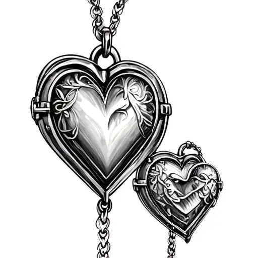3 Hearts In A Row Turned Into Lockets
