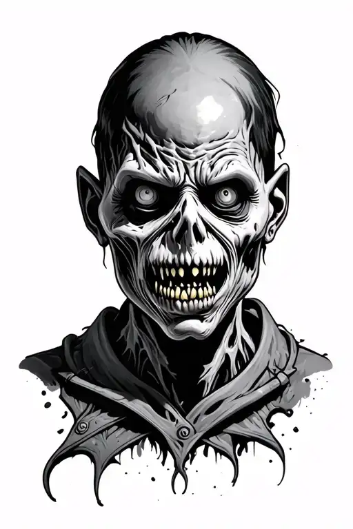 Evil Looking Zombie