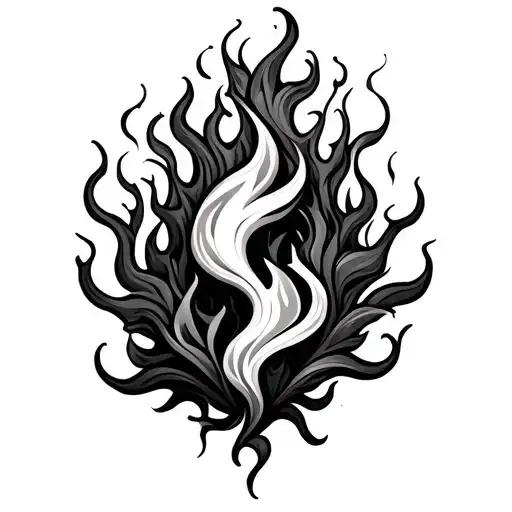 Flames And Vines Wrapping