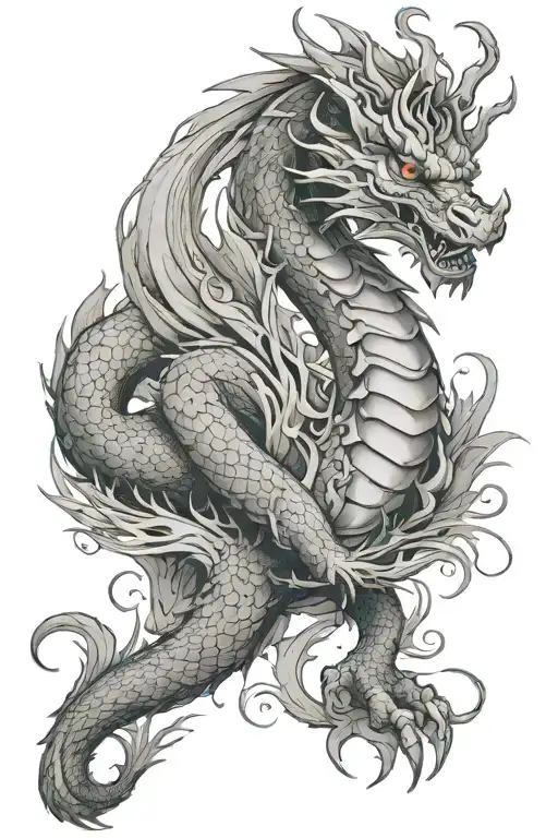 Dragon Similar To Haku Dragon Body From Spirited