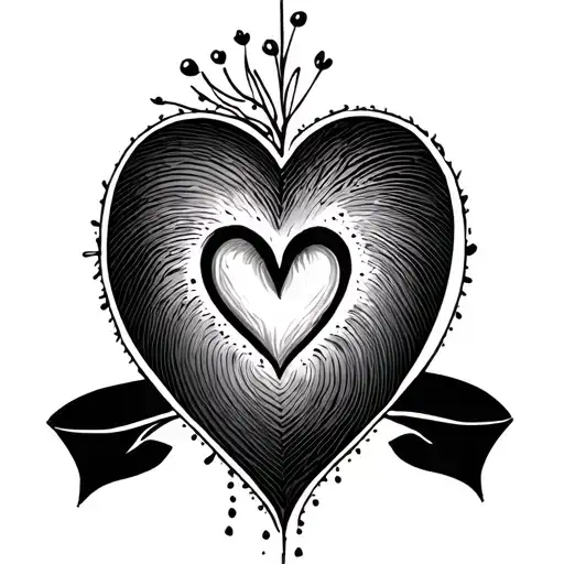 Finger Print Heart Deandre & Tiffany Till Death Do Us Part 224