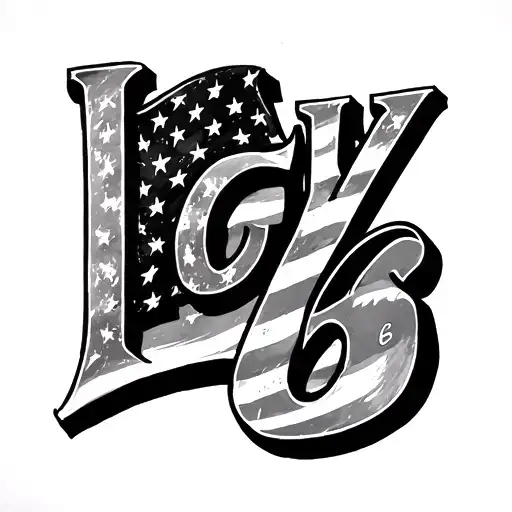 The Name Chuy In Cartoon Letters 'Igy6' Us Flag