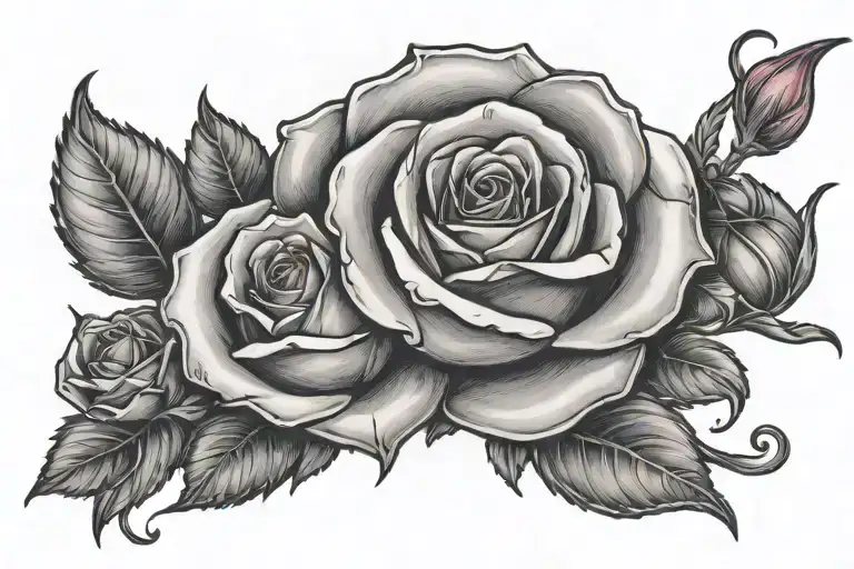 Kayden With A Rose And Heart Beside It