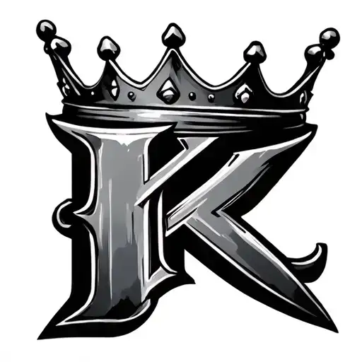 Crown With Letter K