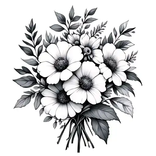 Birth Flower Bouquet