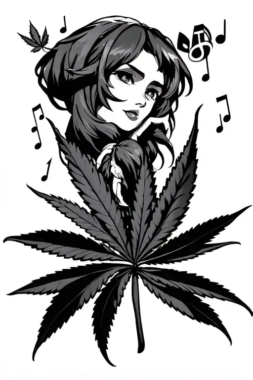 Anime Cannabis Style And Music