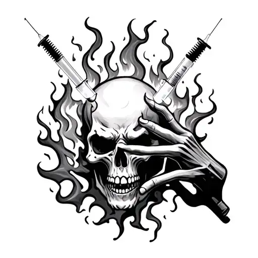 Burning In Hell Wirh Syringes