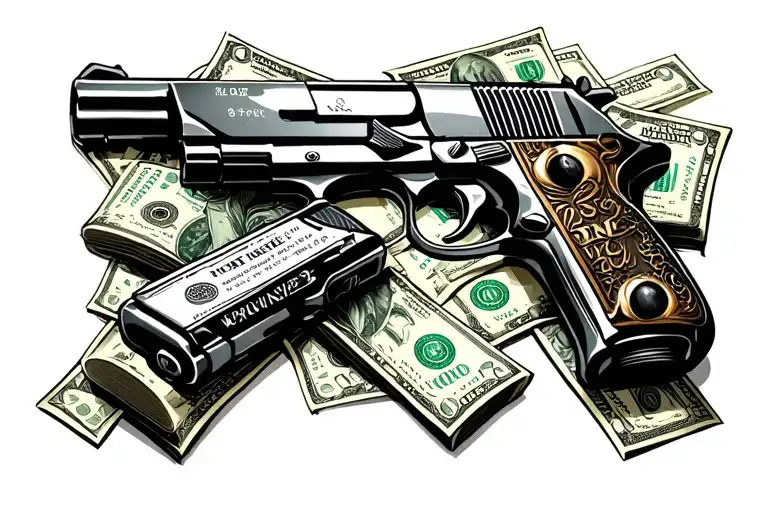 Planet Hustler Money Guns Crime Drugs