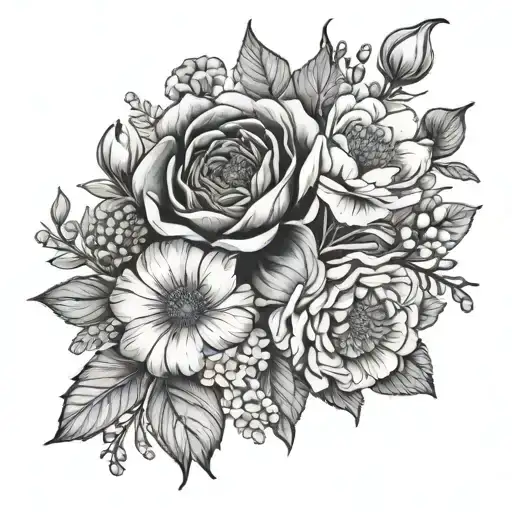 Birth Flower Bouquet