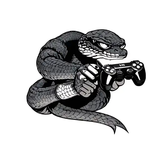 Solid Snake Holding Controller 2