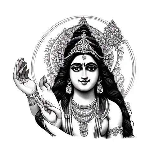 Krishna On The Back Of My Hand
