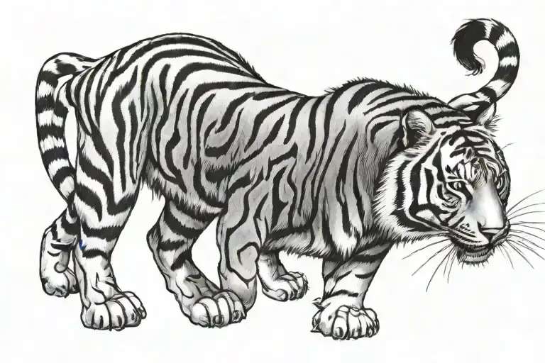 Tiger Emerging Name Written