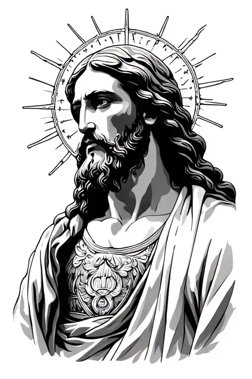 Jesus Christ Surrounded