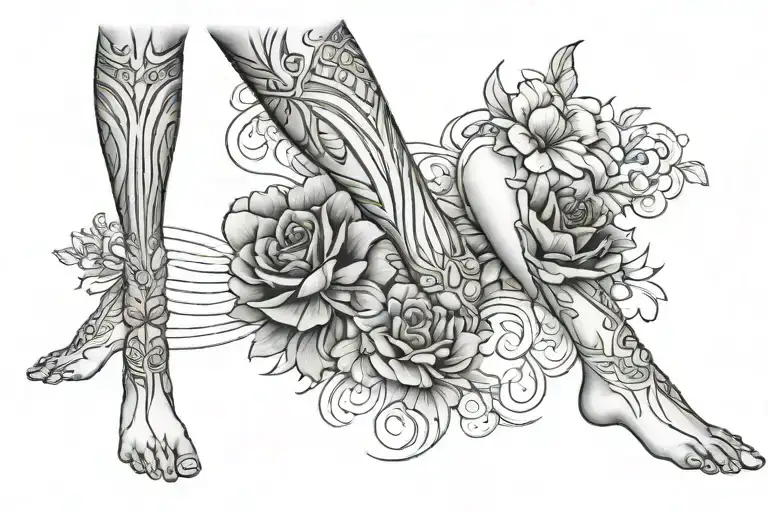 Two Lines On The Leg