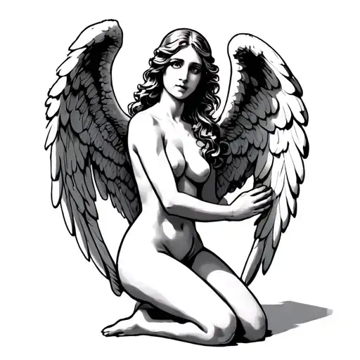 Angel Kneeling