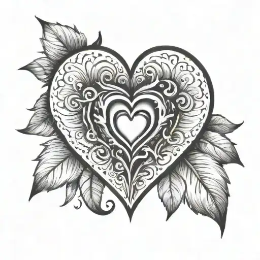 A J With Tiny Heart