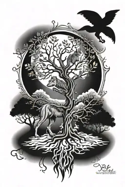 Wolf Tree Of Life