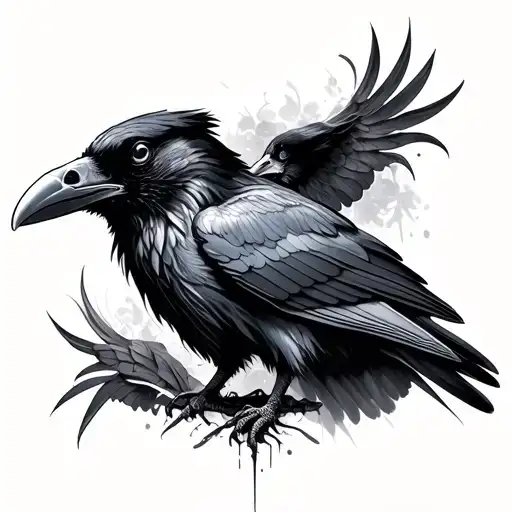 Two Ravens Half Dead Half Alive