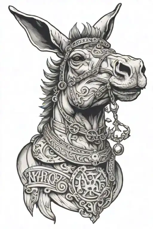 Minatour With Mule Head