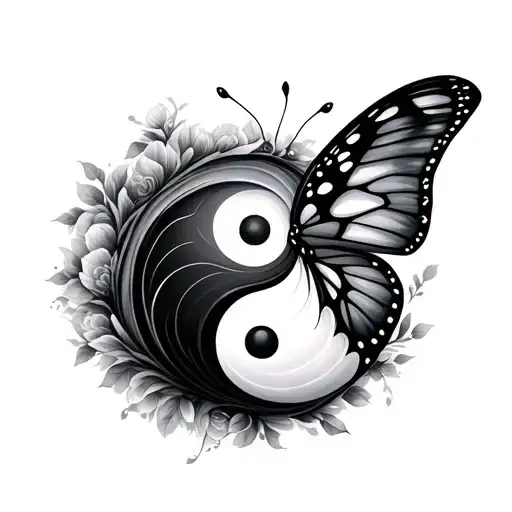 Yin Yang Butterfly