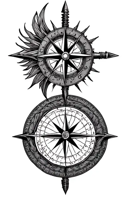 Vegvisir Viking Compass