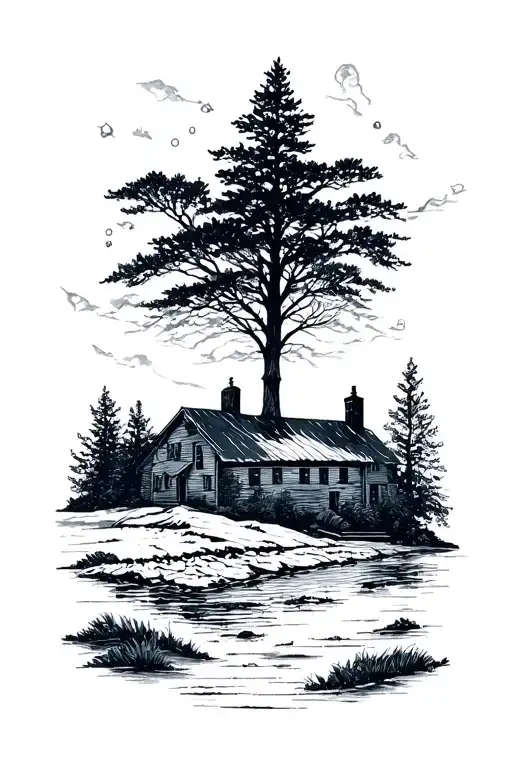 Simplistic Line Tattoo For Massachusetts And January