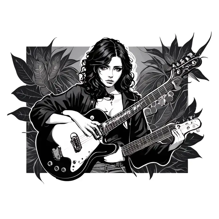 Music Mixed With A Old And New Character