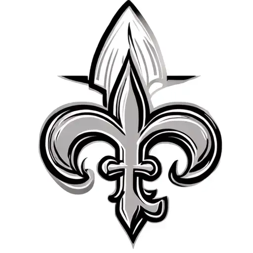 Saints Logo Combined With Heart