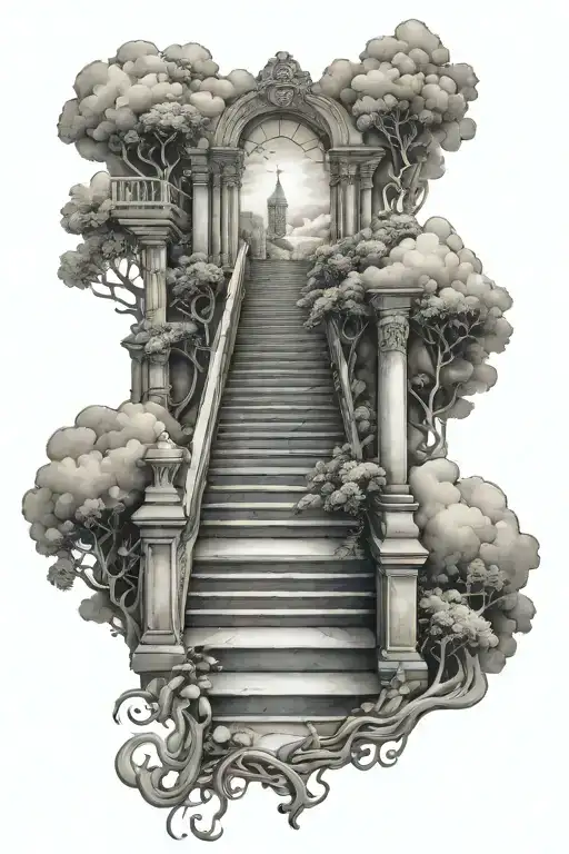 Stairway Leading To Heaven