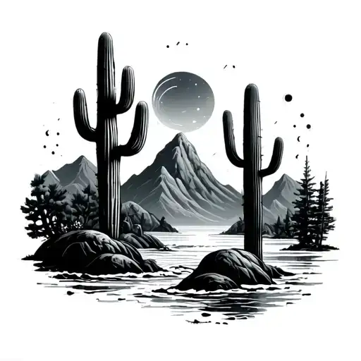 Family Faith Integrity Strength Honor Taurus Sagittarius Aquarius Cactus Mountains Ocean