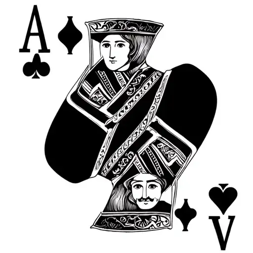 King Queen Ace Cards