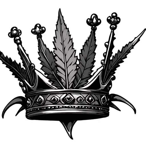 Pot Leaf Princess Crown