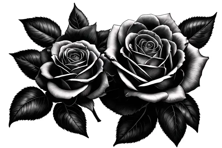 Jayne With Shaded Roses