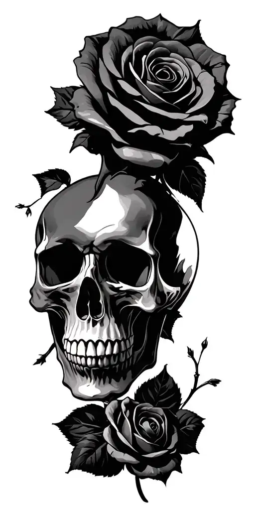 Skull Roses
